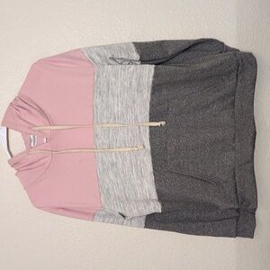 Autumn Is Here And This Pink and Gray Women's Hoodie Will Handle The Chill